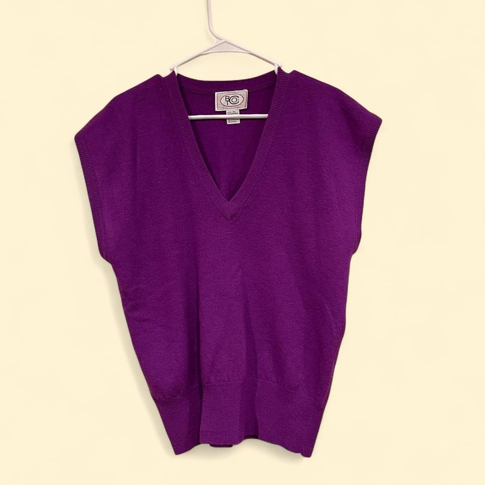 Vintage Purple v-neck sweater| Women’s size XS